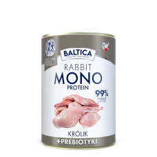 BALTICA karma mokra Mono Królik z prebiotykami 400 g